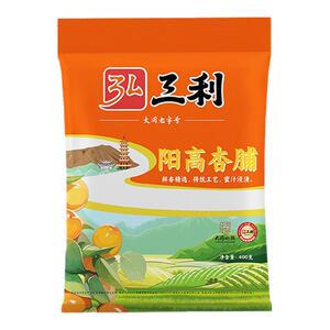 弘三利阳高杏脯400克酸甜果脯