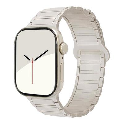 张婧仪同款适用苹果iwatch11表带applewatch10磁吸硅胶s9/8运动67