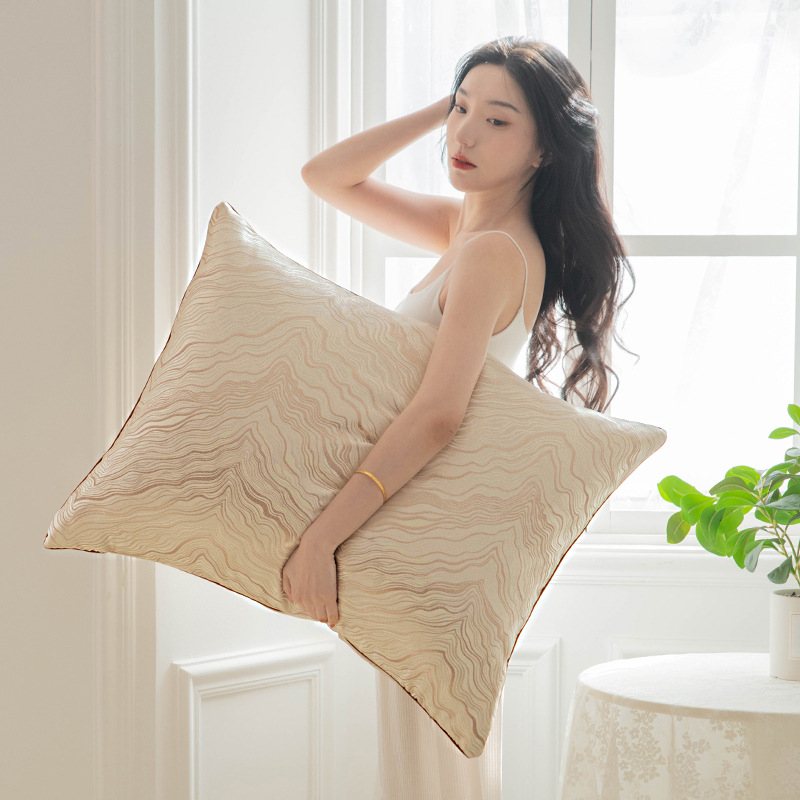 样板间法式轻奢高级感大靠垫枕套靠背垫抱枕沙发美式罩客厅欧式靠