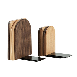 实木书立书架黑胡桃木简约大号书夹挡板学生桌面收纳看书架读书架