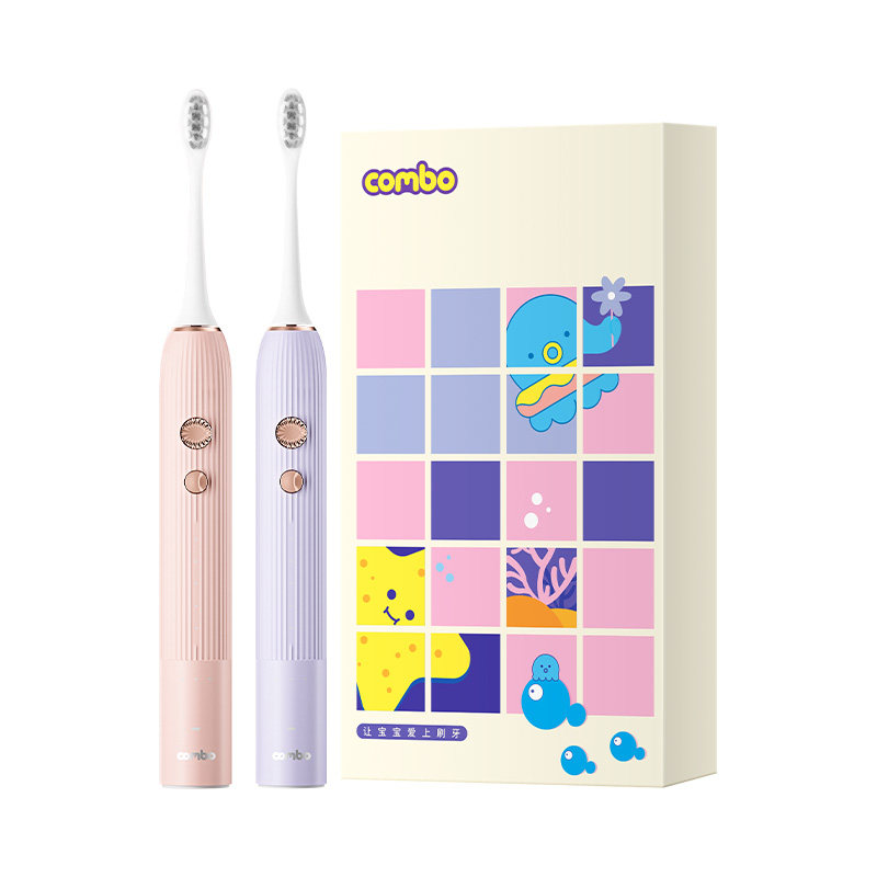 combo电动牙刷软毛超声波美白