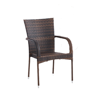 藤椅靠背椅户外阳台休闲椅现代简约椅子庭院老人久坐藤椅桌椅组合