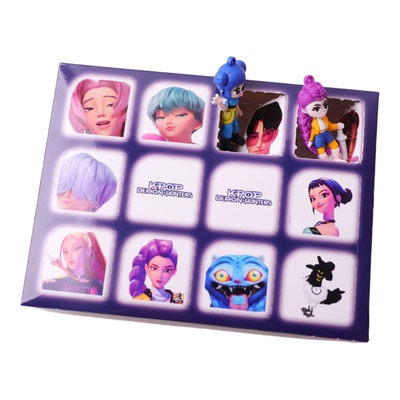 12入Kpop猎魔女团洞洞乐盲盒玩具