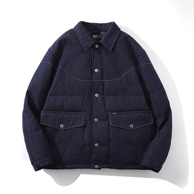 Lee牛仔羽绒服加厚保暖男外套