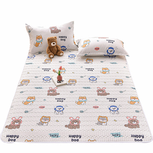 防水纯棉爬爬垫保护套罩隔尿爬行垫上的毯子儿童防滑地垫隔脏布套