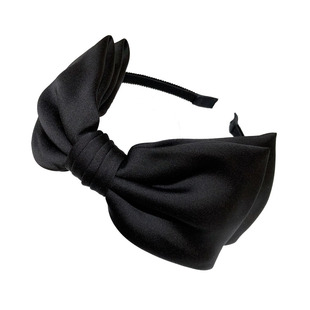 韩国夸张大蝴蝶结发箍高级感缎面布艺压发头箍洋气女生发卡头饰品