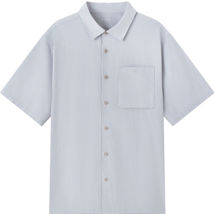 【张凌赫同款】全棉时代防晒衬衫短袖户外服外套夹克夏装通勤上衣