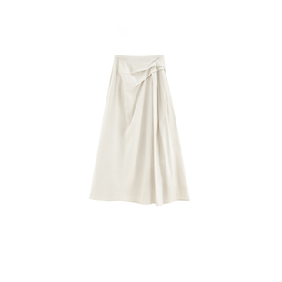 梨型身材不规则半身裙女秋冬新款胖妹妹mm高腰显瘦中长款a字裙子