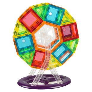 中号55毫米正方形可优比磁力片积木散件单片磁性拼装益智补充装