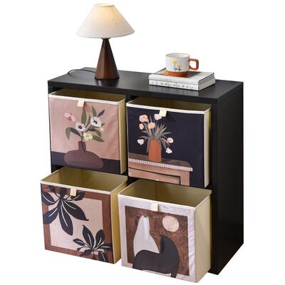 YDD中古风格子柜收纳筐