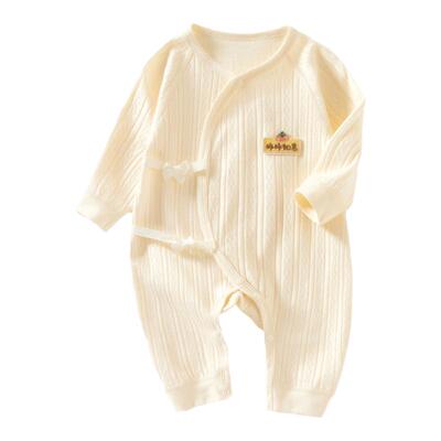 新生婴儿衣服初生纯棉无骨哈衣爬服春秋宝宝和尚服秋冬婴儿连体衣