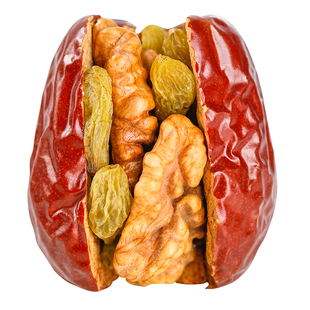 红枣夹核桃仁单独小包装新疆特产和田大枣子骏枣若羌灰枣夹心零食