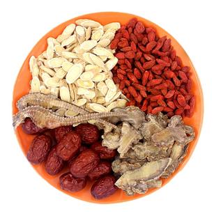 海马田七汤中药材三斑海马田七汤海马田七黄芪大枣海马干货煲汤