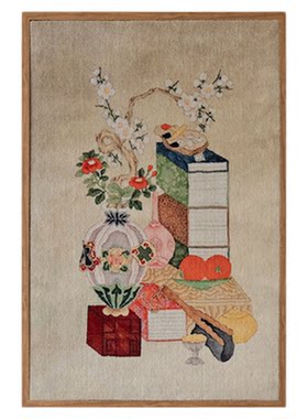若奈文人新中式清供系列挂画