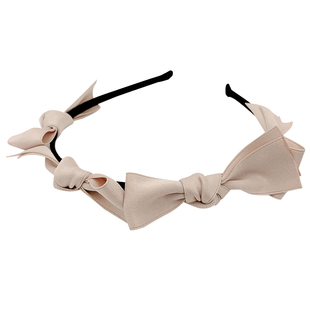 韩国时尚红色黑色布艺小蝴蝶结公主落难发箍仙女森系超仙头箍头饰