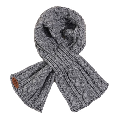 针织麻花围脖女秋冬季长款