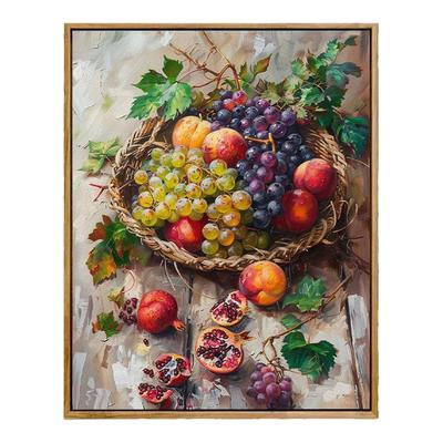 DIY数字油画复古静物手绘