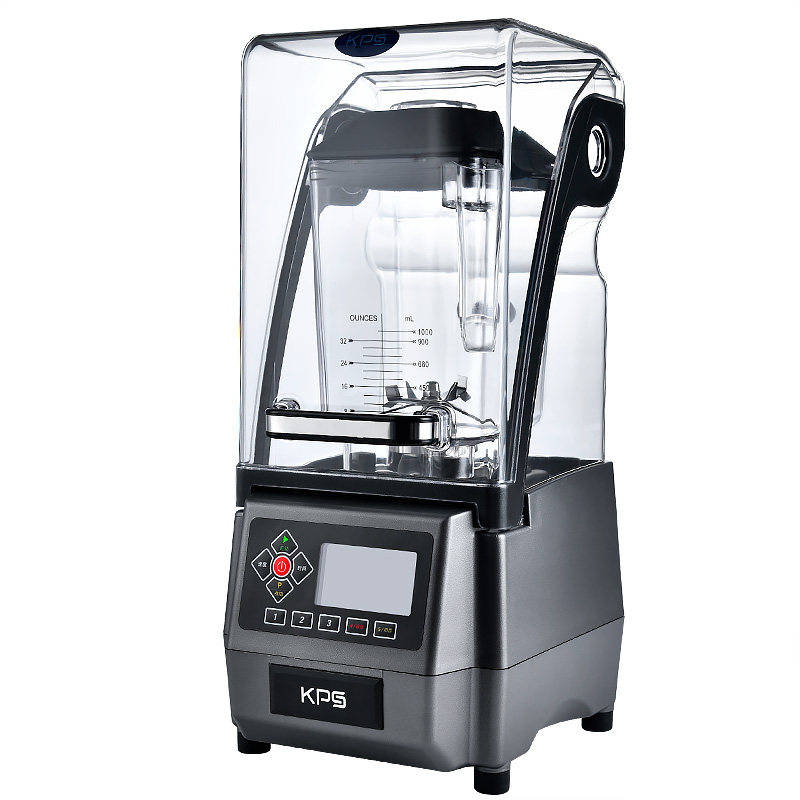 kps/祈和冰沙机KS-10000带罩静音刨冰机商用奶茶店碎冰机沙冰机