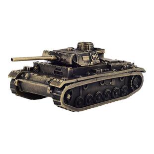 木公开物二战德军三号L型坦克全金属成品模型摆件汽车家居摆件