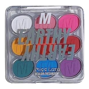 Miss lara彩色眼影盘舞台妆表演影楼专用珠光蓝色紫色粉色系眼影
