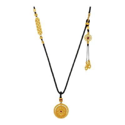 【中国黄金官方店】金环禅章古法挂坠新品百搭气质首饰送女友闺蜜