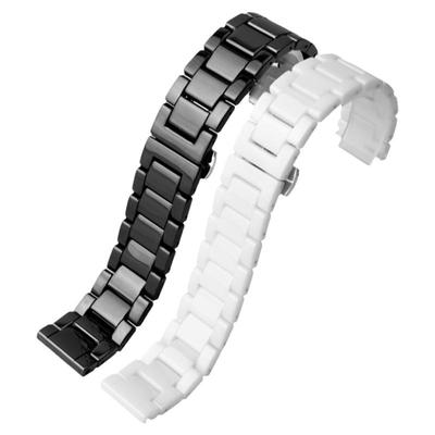 陶瓷手表带适配华为watch4 智能GT2/3/4/5/6 pro典藏款白陶瓷表链