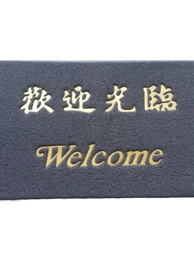 灰色地毯迎宾大门口出入平安脚垫