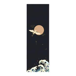 立式暖气片罩新中式轻奢家用遮挡帘美化定制竖款装饰防水防尘罩套