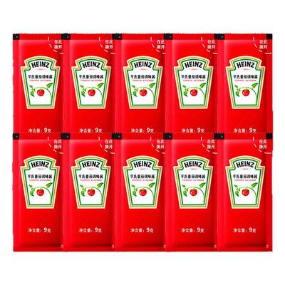 亨氏番茄沙司家用小袋意面西红柿沙拉薯条手抓饼酱挤挤装120/320g