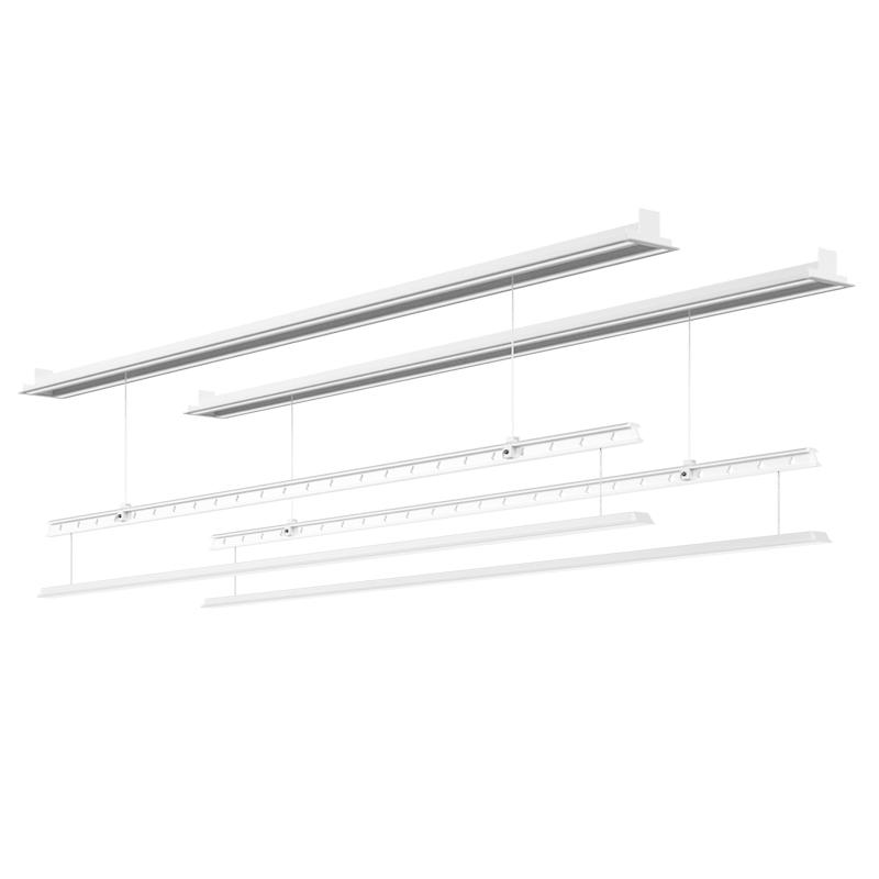 隱形電動(dòng)智能晾衣架已接入米家嵌入式陽(yáng)臺(tái)超薄隱藏式升降涼衣曬桿