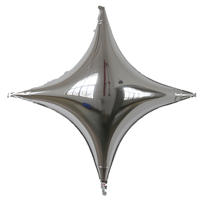 四角星铝箔生日派对开业布置装饰