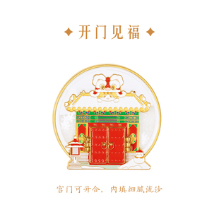 宫廷宝贝故宫文创宫猫集福冰箱贴磁吸卡通旋转生日礼物官方旗舰店