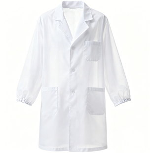 超薄白大褂工作服短袖薄款车间透气食品服食品厂厨师服医生医师服