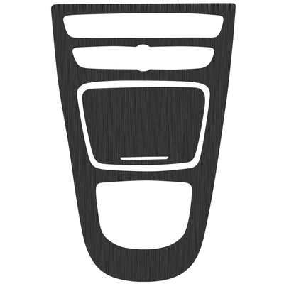 黑武士拉丝膜奔驰E中控内饰贴膜