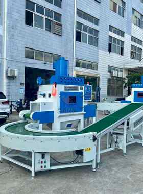 专用全自动连续式喷砂机五金金银制品自动喷砂机厂家定制磨砂机