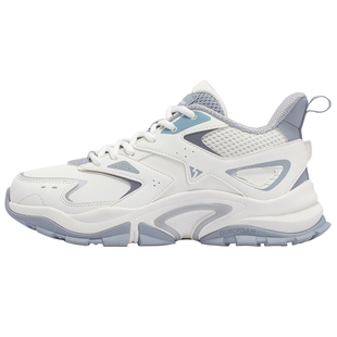 361度女鞋燎原2运动鞋冬季加绒鞋子革面防水防滑户外鞋老爹鞋女款