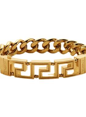 【12期免息】VERSACE/范思哲 男士Greca Chain手链