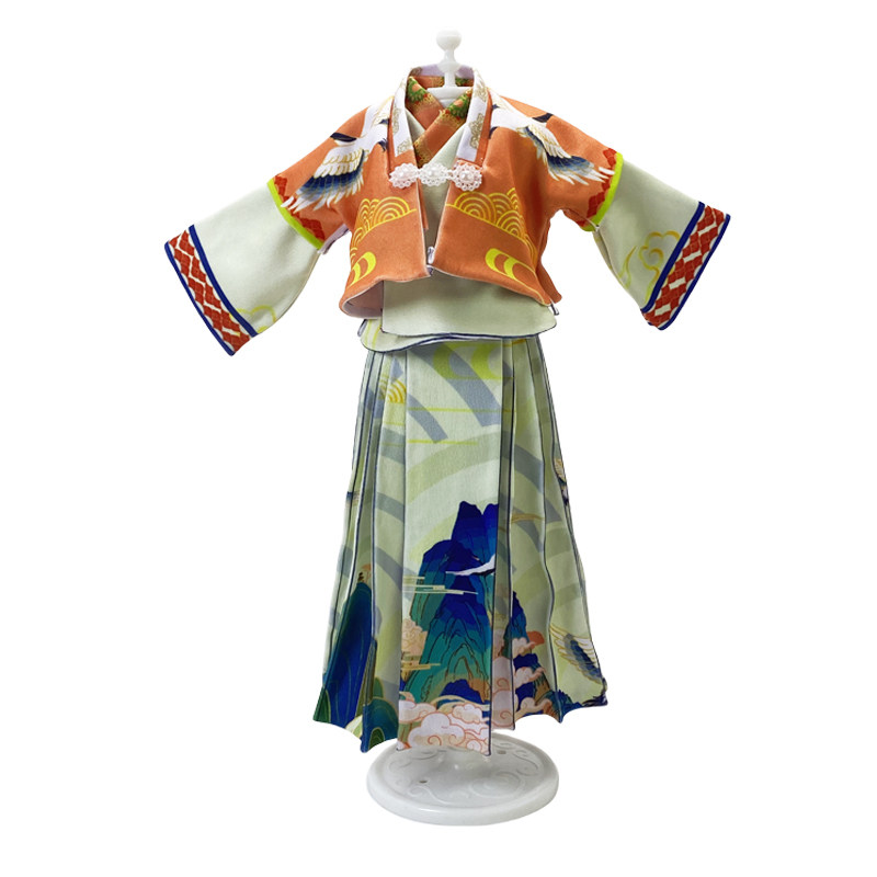服装设计diy儿童马面裙手工材料包4岁上女童玩具生日礼物明代汉服