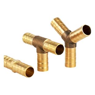 铜宝塔接头Y型煤燃气软管内外丝格林头转接口直通T型三通四通4分6