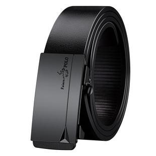 保罗皮带男真皮自动扣商务休闲腰带纯牛皮简约百搭正品时尚潮裤带