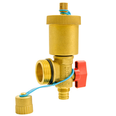 分水器放水阀自动排气全铜