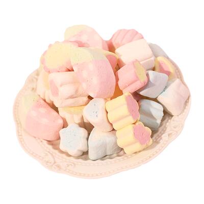 FD冻干棉花糖烘焙材料酥脆味蕾口感新体验休闲零食彩虹水果糖解馋