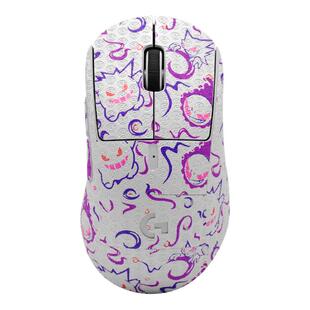 适用罗技GPW四代鼠标防滑贴鹰眼朱雀狗屁王4代小狗贴纸全包吸汗贴