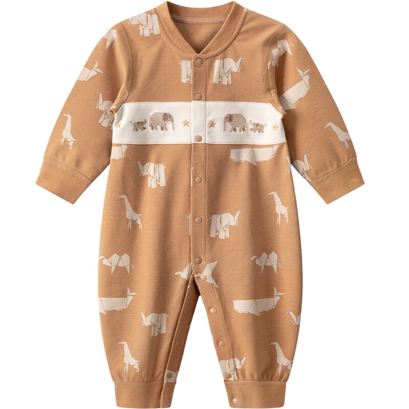 乖奇熊婴幼儿春秋季家居连体衣服