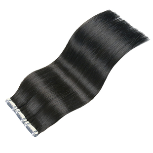 无痕接发片女真发贴片可烫染隐形无痕全真人发丝自己接头发原辫发