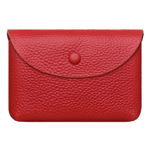 真皮钱包女2025新款时尚简约百搭零钱包卡包一体式小巧双拉链钱包