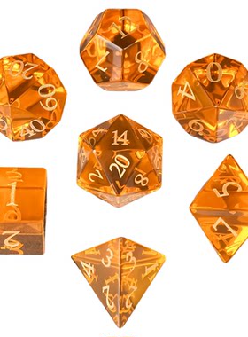 多面水晶宝石dice克苏鲁跑团桌游