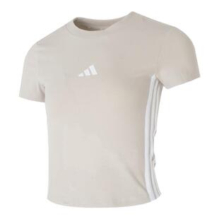 Adidas/阿迪达斯2025夏季新款易用系运动休闲圆领短袖女T恤JE1247