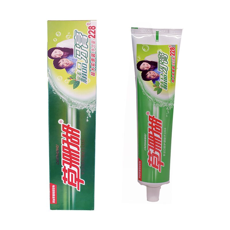 草珊瑚牙膏精品228g国产正品成人洁白去口臭去黄清新口气草本清香