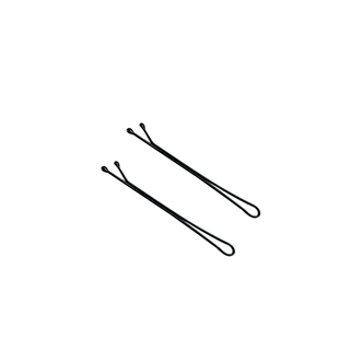 黑色基础一字发夹盘发用固定头发刘海发卡发髻韩国简约夹子头饰品